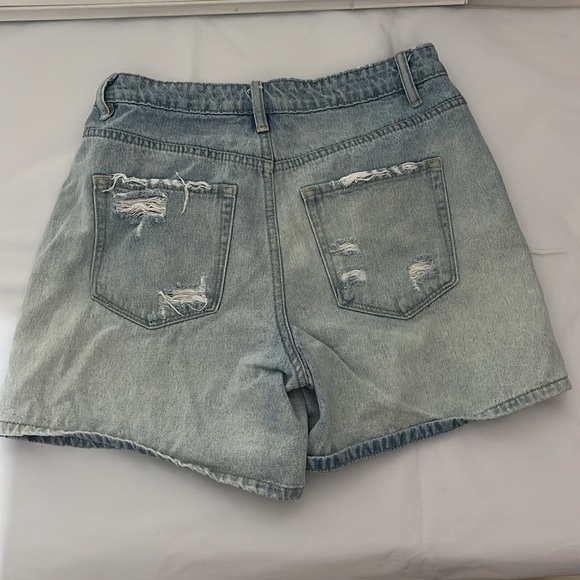 Bridge by GLY size 28 distressed button fly jeans shorts - Picture 2 of 7